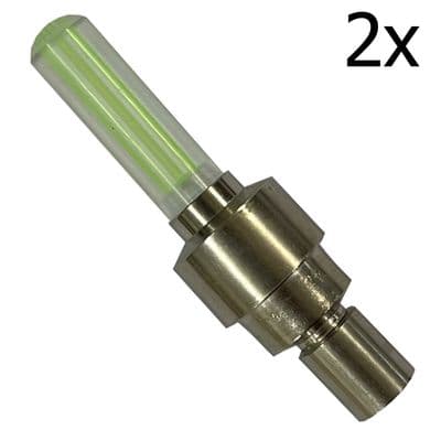 2 x FIREFLY BICYCLE SINGLE VALVE LIGHT BLUE LIGHT bike wheel cap car van