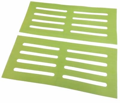 2 x GLOW IN THE DARK FLOURESCENT CARAVAN STEP MATS motorhome home decking