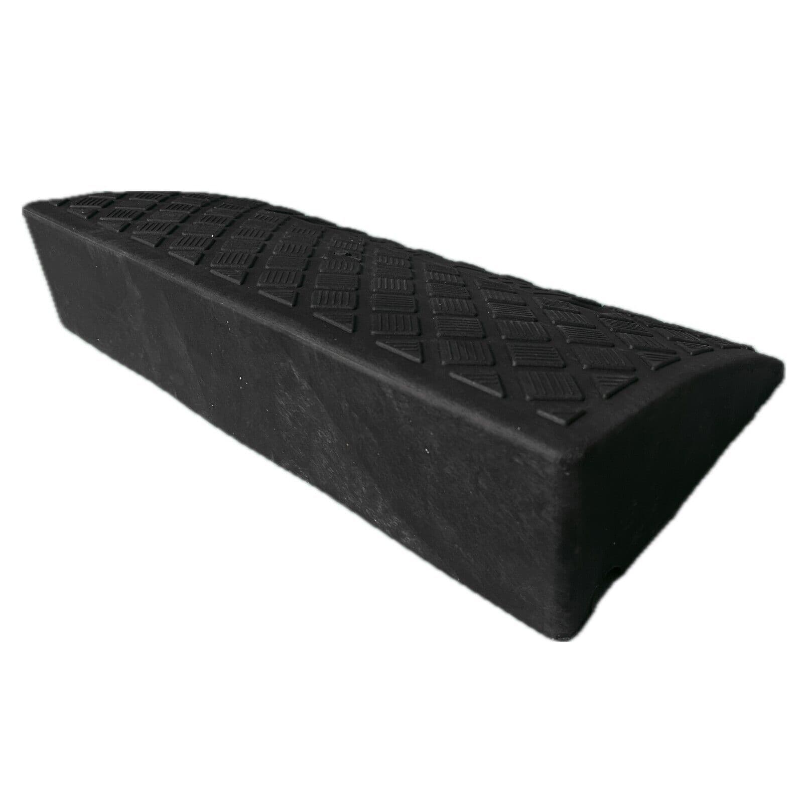 50cm Ramp Wheelchair Curb Ramps 2 Pcs Textured Surface Rubber Kerb Ramps 50cm W