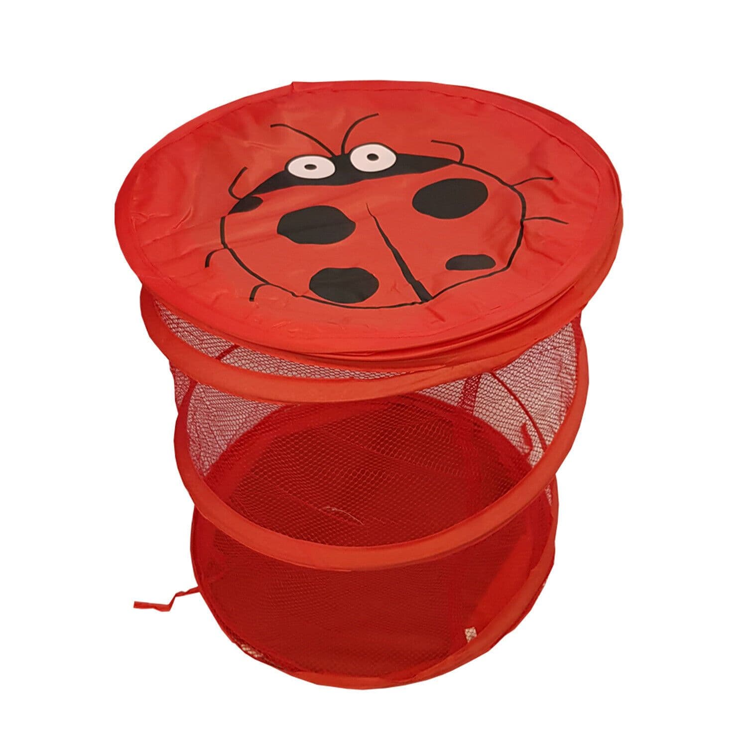 2 x LAUNDRY BASKETS POP UP LID washing clothes tidy organiser storage