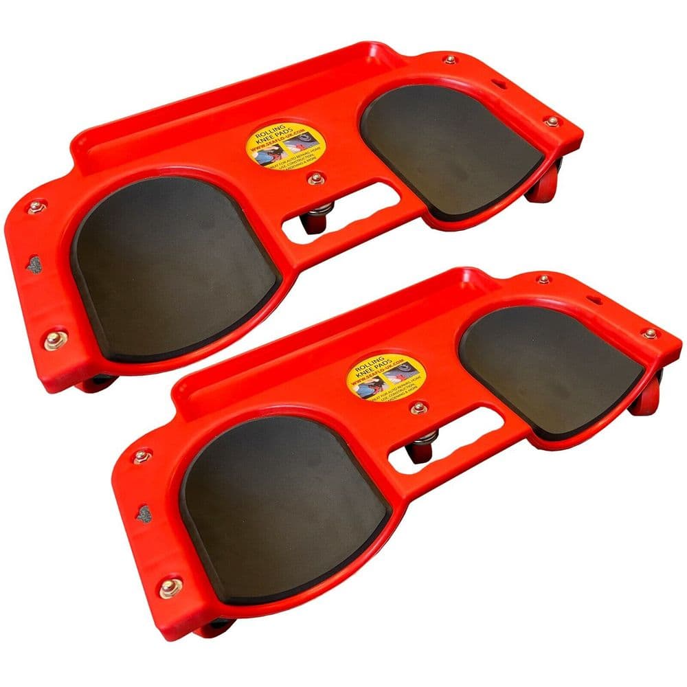 2 x Mechanics Rolling Knee Pad garage kneeler tiling garden