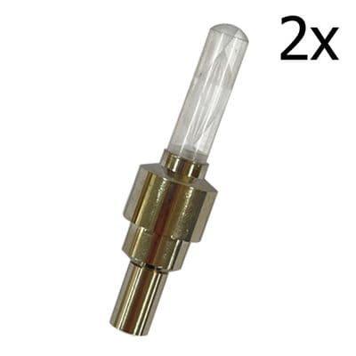 2 x MULTICOLOUR FIREFLY BICYCLE SINGLE VALVE LIGHT bike wheel cap car van
