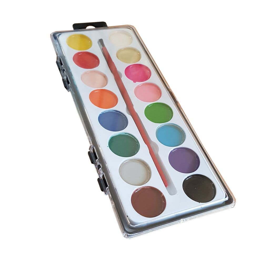 2 x PAINT PALLET SET with BRUSH artist painter painting kit