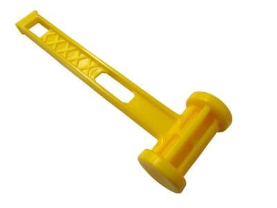 2 x PLASTIC TENT PEG MALLET / HAMMER  + PEG PULLER camping caravan hiking