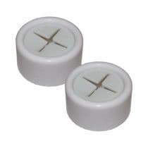 2 x Push in Tea Towel Cloth Holder Hanger Grip Self Adhesive Kitchen Bathroom