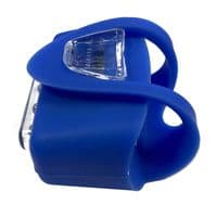 2 x SILICONE BIKE LIGHT MULTIFUNCTION 4 LED BRIGHT clip bicycle mountain torch