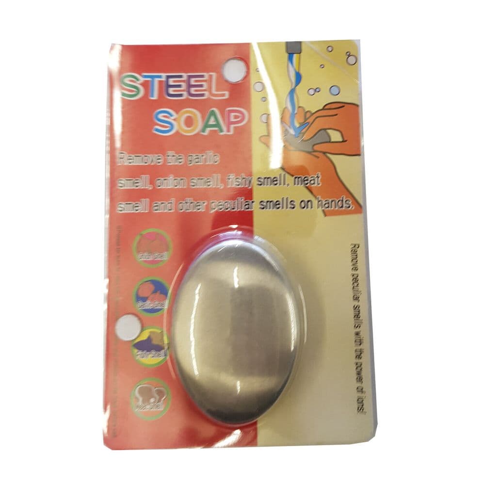 2 x STAINLESS STEEL SOAP soaps help remove smells