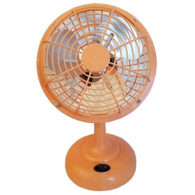 2 x USB TILTING FAN desk table office home caravan motorhome boat fans