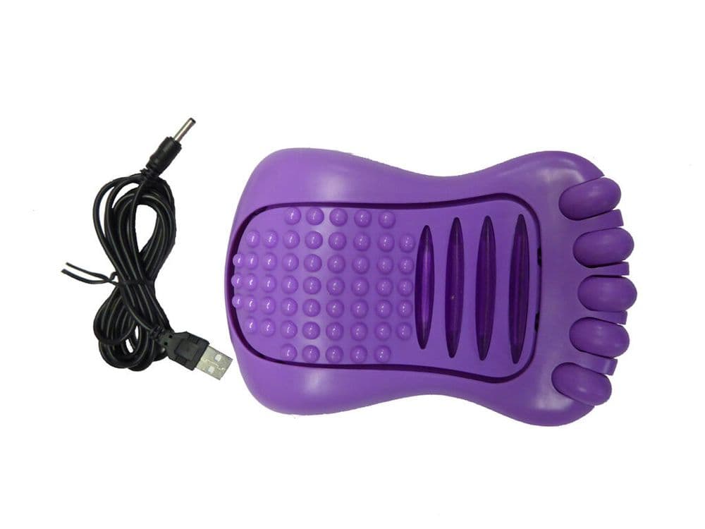 2 x VIBRATING FOOT MASSAGER battery or USB operated FEET MASSAGING
