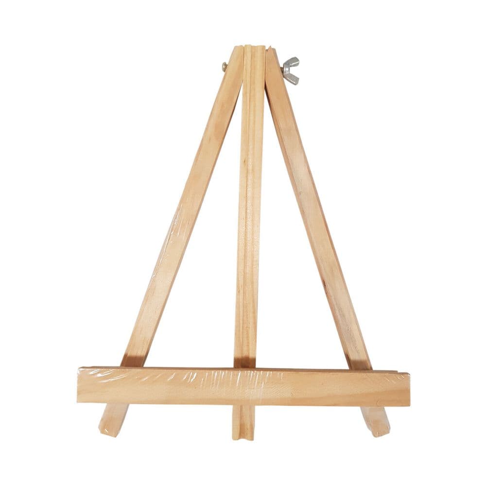 2 x WOODEN EASEL painting artist canvas holder