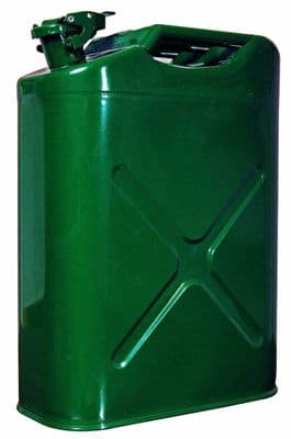 20 Litre METAL JERRY CAN DIESEL OIL FUEL TRANSPORT PETROL CAN