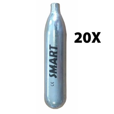 20 x 12g  Co2 'SMART' GAS CAPSULE CARTRIDGES pistol gun air rifle airgun