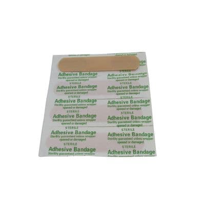200 pcs (2 boxes) 19mm x 76mm WASHPROOF PVC ADHESIVE PLASTERS first aid travel
