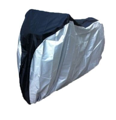 208 x 69 x 112cm XL WATERPROOF UNIVERSAL BIKE COVER with STRAPS in STORAGE BAG
