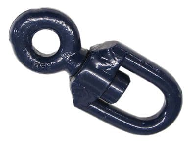 22mm x 26 Ton BLUE MARINE Eye +  Eye  MOORING CHAIN SWIVEL Boat Fishing Trawling