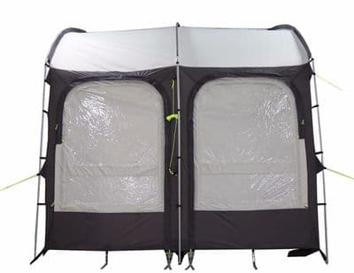 260 cm LIGHTWEIGHT XL CARAVAN PORCH AWNING - CHARCOAL + STORAGE BAG
