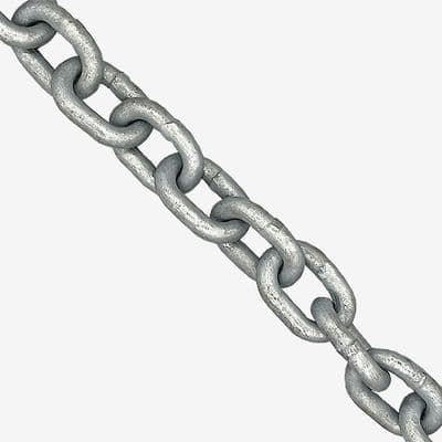 26mm Galvanised Short Link Anchor Chain DIN766 Mooring Boating Yachting Marine