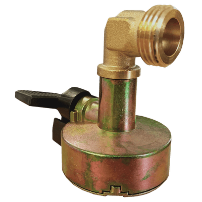 27mm CLIP ON ADAPTOR TO BUTANE PIGTAIL to EN16129  90 degrees caravan motorhome