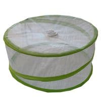 3 piece FOLDING FOOD COVER SET picnic party bbq cake caravan motorhome