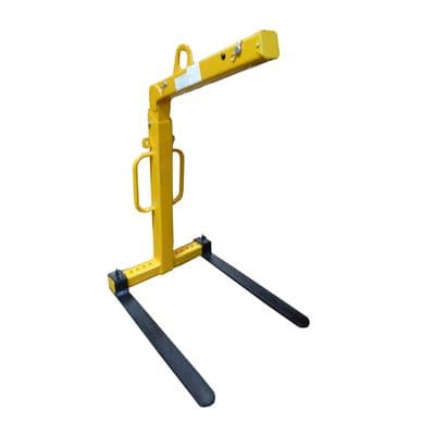 3 Tonne (3000kgs) SELF ADJUSTING - BALANCING CRANE FORK pallet forks