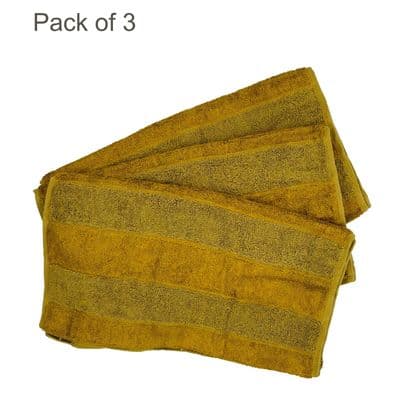 3 x HAND TOWELS GYM SPORTS  BATHROOM SHOWER BATH HOME FACE KITCHEN 72cm x 32cm