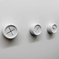 3 x Push in Tea Towel Cloth Holder Hanger Grip Self Adhesive Kitchen Bathroom