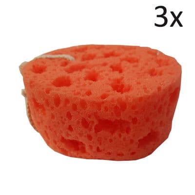 3 x SOFT SPONGES kitchen bathroom car cleaning washing shower