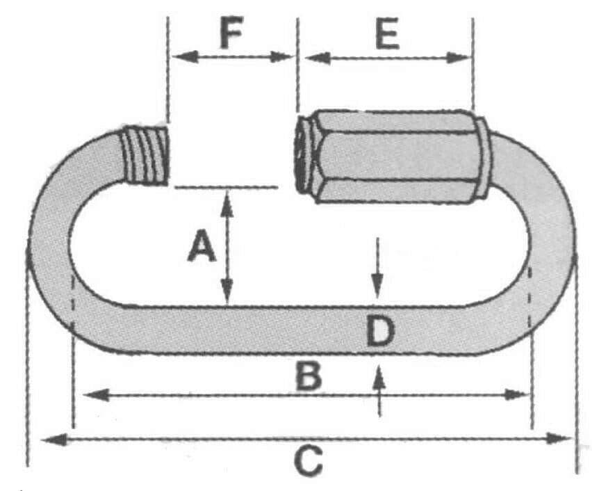 3 5mm STAINLESS STEEL MARINE LONG REPAIR MAILLON QUICK LINK yacht chain