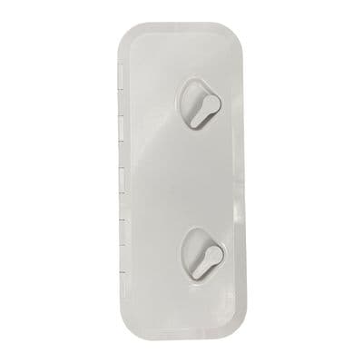 353mm x 606mm Marine Boat White Deck Inspection Access Hatches storage locker
