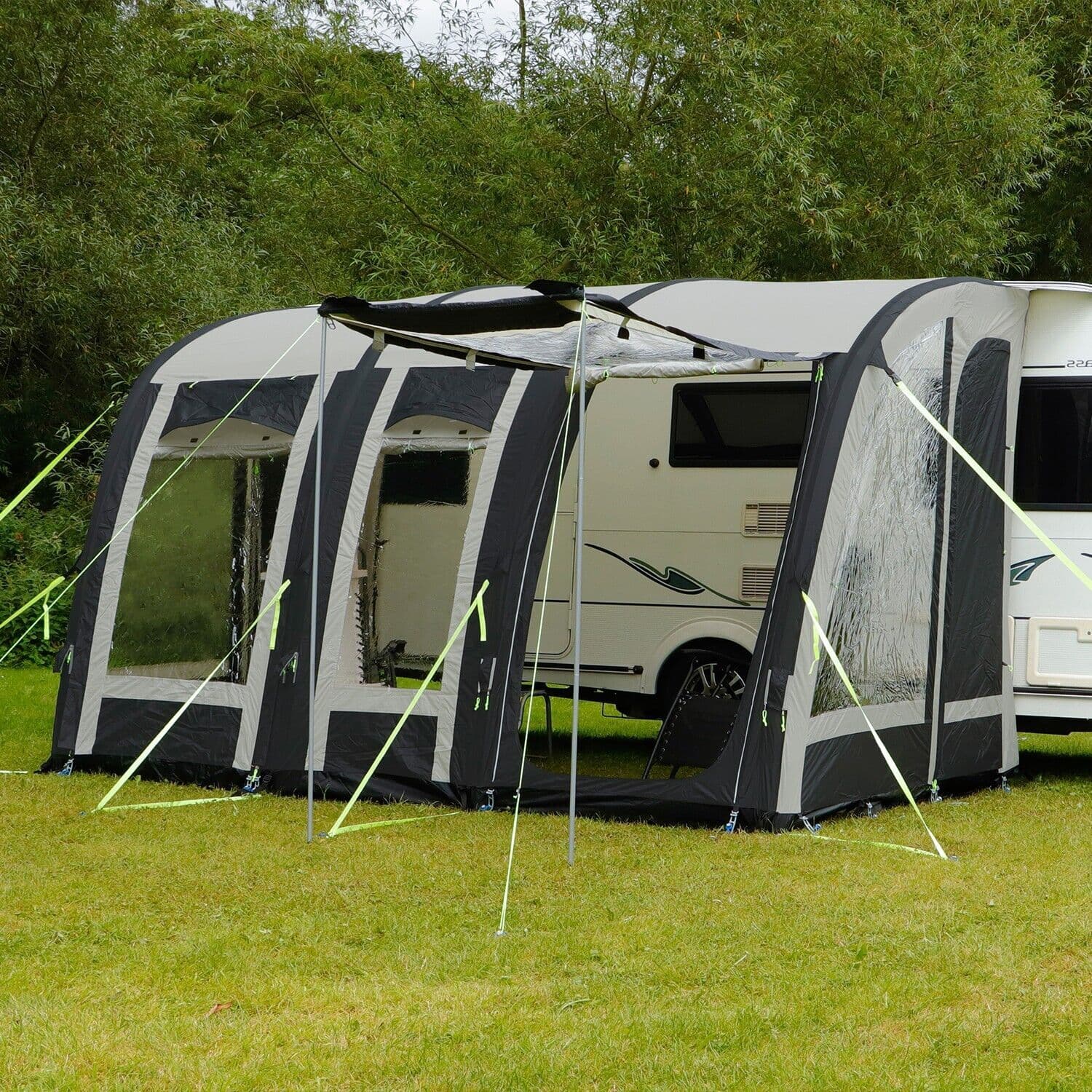 390cm DELUXE 2022 model Inflatable caravan Air Awning with Groundsheet ...