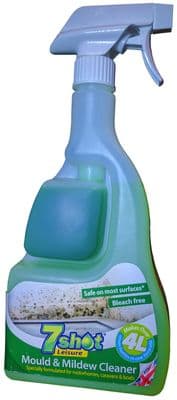 4 litres MOTORHOME MOULD & MILDEW REMOVER 7 SHOT (7 x 630ml bottle in 1) caravan