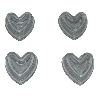 4 pcs WALL PROTECTOR SELF ADHESIVE DOOR STOP handle bumper guard