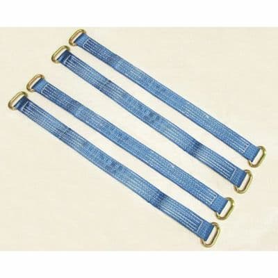 4 x 30'' RECOVERY WHEEL STRAP with OVAL LINKS lashing tie down car trailer truck