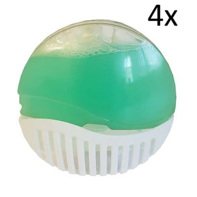 4 x APPLE TOILET AIR FRESHENER FRAGRANCE bathroom shower fresh caravan boat