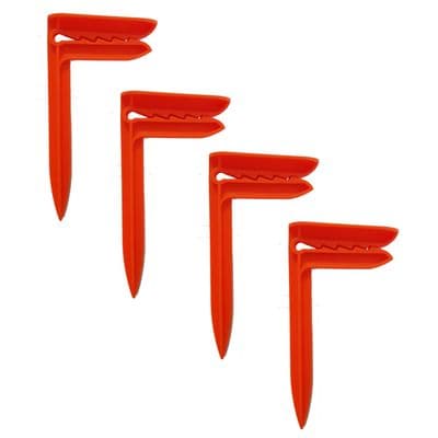 4 x PICNIC BLANKET and BEACH TOWEL CLAMPS (GA04002) caravan motorhome garden