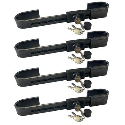 4 x Shipping Container Security Lock Adjustable 21-43cm Heavy Duty Hardened Steel