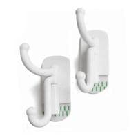 4 x Swivel Hooks Wall Hanger Self Adhesive Hat Coat Towel Key Bathroom Kitchen