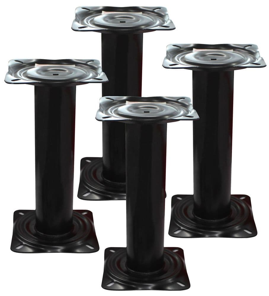 4 x TALL BOAT SEAT PEDESTALS 13" FIXED HEIGHT PEDESTAL fishing cruiser