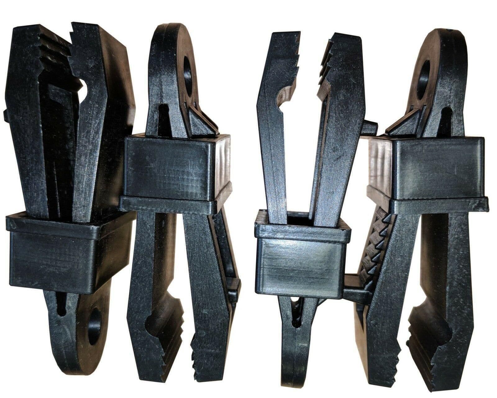 4 x TARP AWNING MAT CLIPS tarpaulin tie down carpet clamps caravan camping