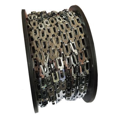 40 metres 0.5mm CHROME PLATED MIRROR CHAIN hanging pictures lights baskets