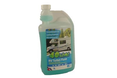 40 SHOT RV + BOAT PORTABLE MACERATOR TOILET CHEMICAL FLUID motorhome yacht