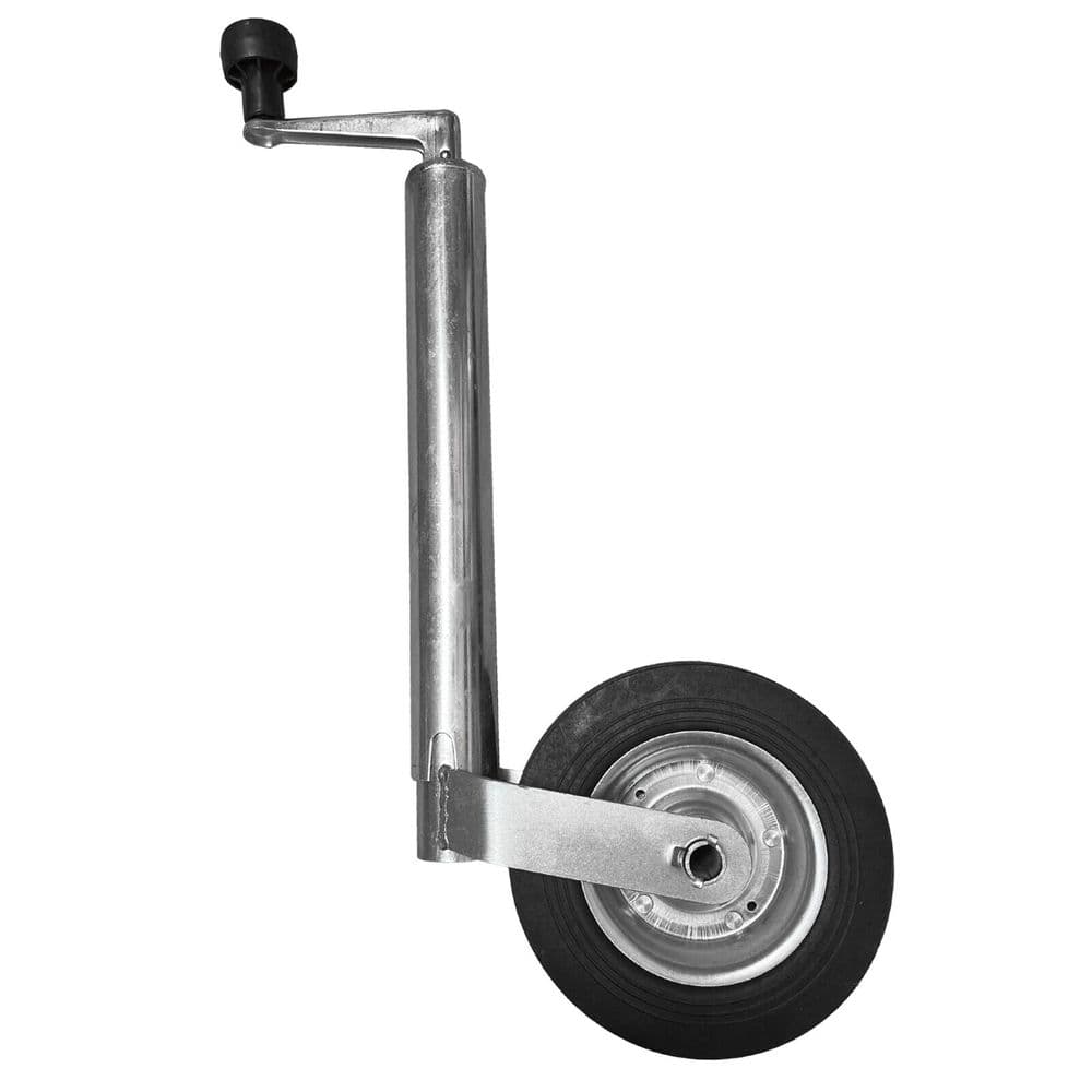 48mm JOCKEY WHEEL HEAVY DUTY with METAL RIM caravan trailer plant container