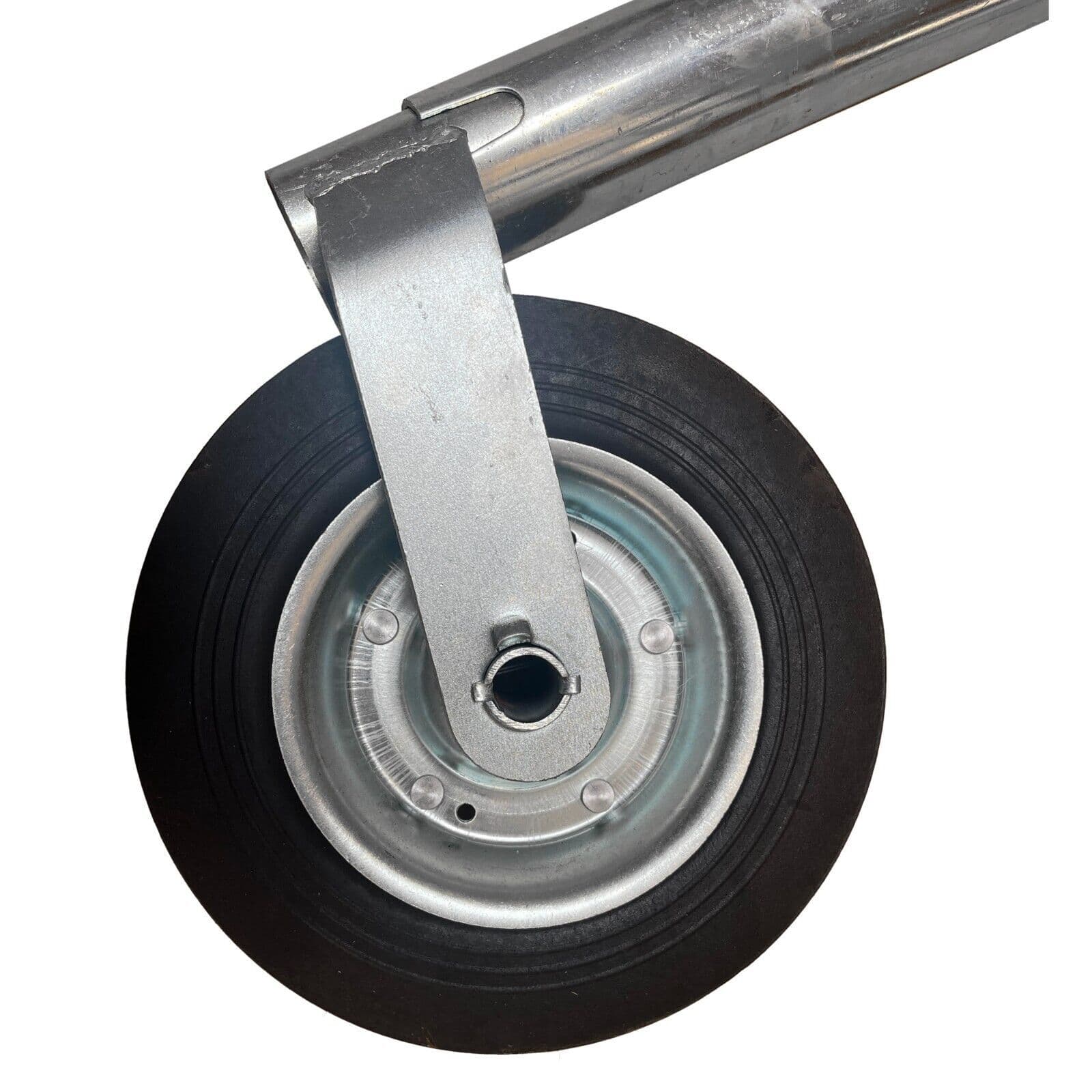 48mm JOCKEY WHEEL HEAVY DUTY with METAL RIM caravan trailer plant container