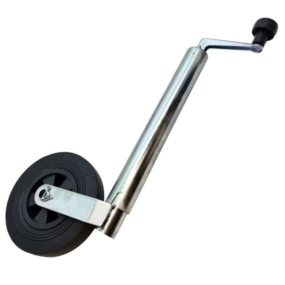 48mm JOCKEY WHEEL HEAVY DUTY with Plastic Rim Caravan Trailer Plant Container