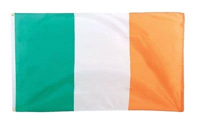 5 feet x 3 feet IRELAND FLAG with EYELETS caravan camping motorhome boat