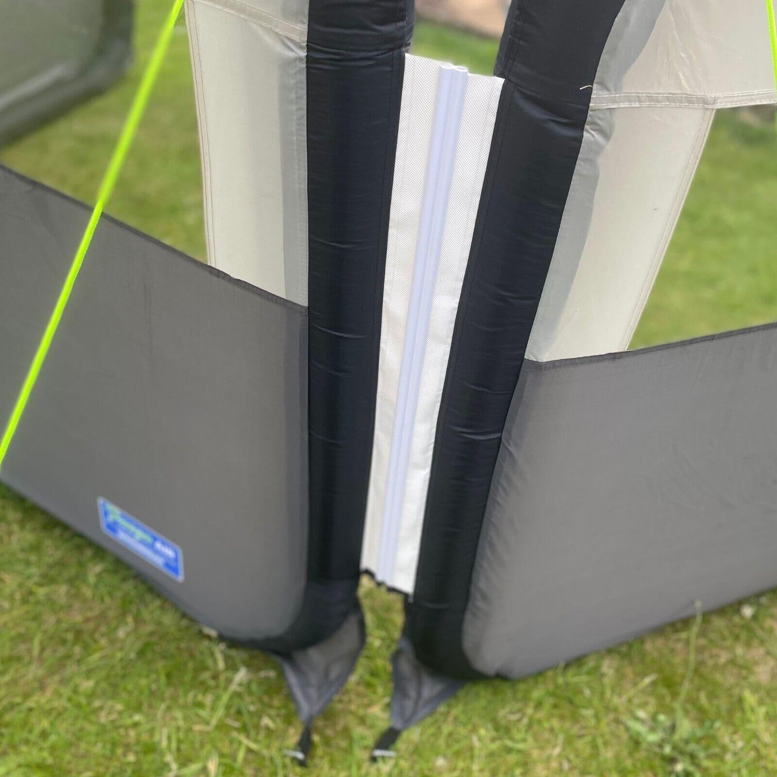 Inflatable Wind Guard 5 Panel Inflatable Air Windbreak 8 metres camping caravan motorhome beach