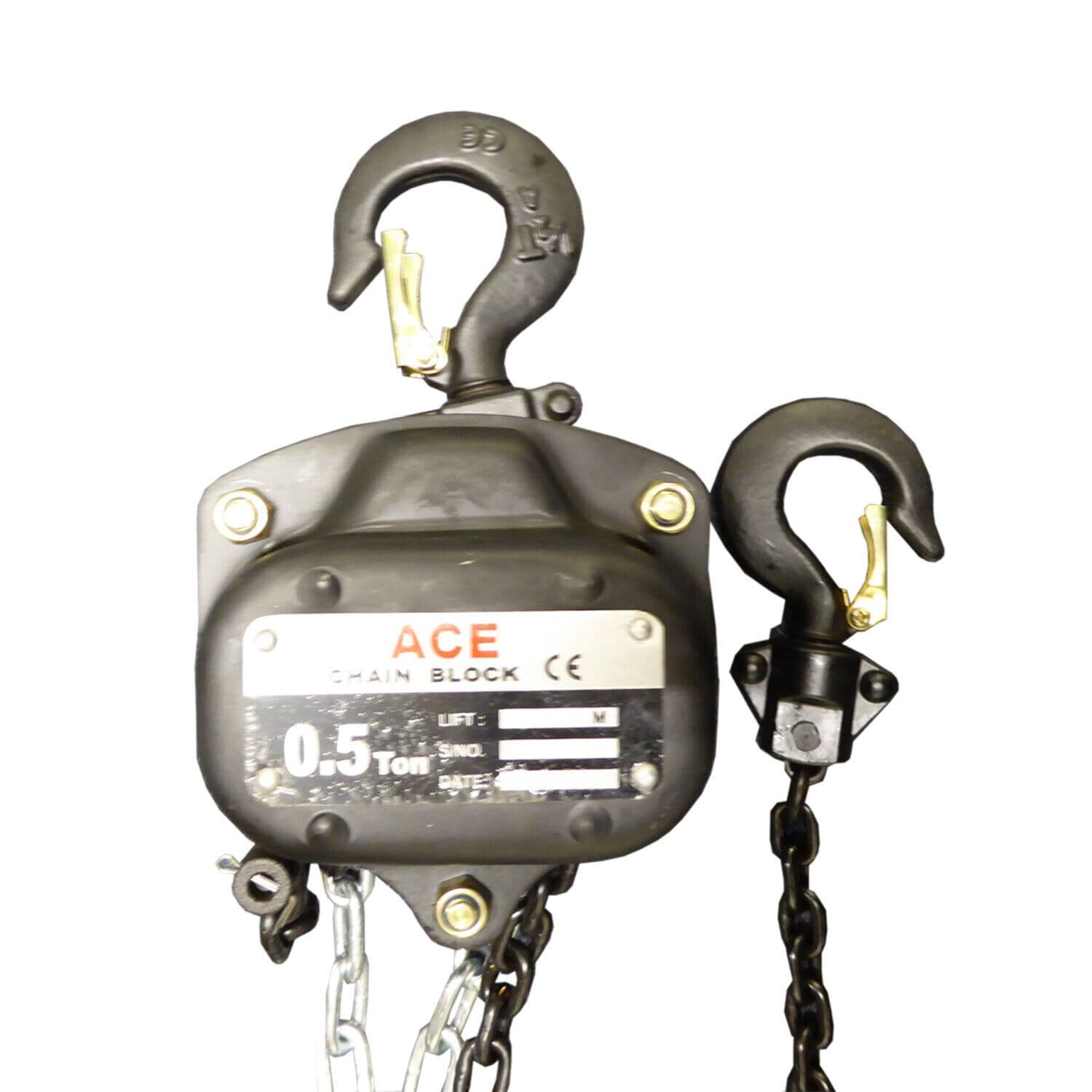 Manual Chain Block Heavy Duty 5 Ton 5000kg 6m Lifting Hoist Girder Tackle