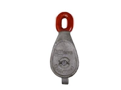 5” x 1.5 Tonne TREBLE  SHEAVE IRON BLOCKS WITH SWIVEL OVAL EYE fishing lifting