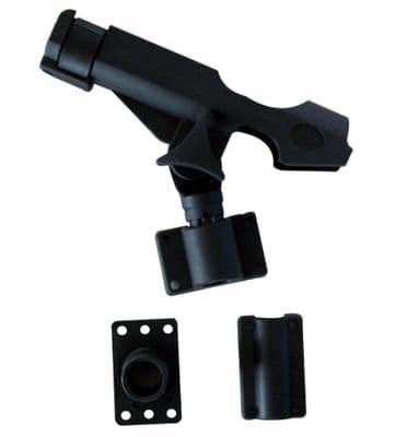 5 x FISHING ROD HOLDERS with MOUNTING KITS angling kayak boat yacht