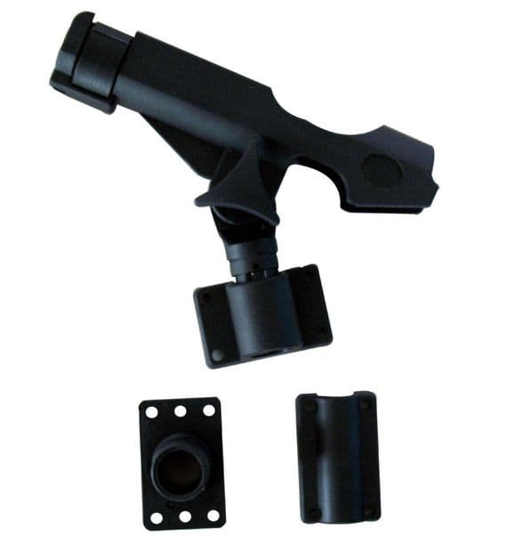 5 x FISHING ROD HOLDERS with MOUNTING KITS angling kayak boat yacht